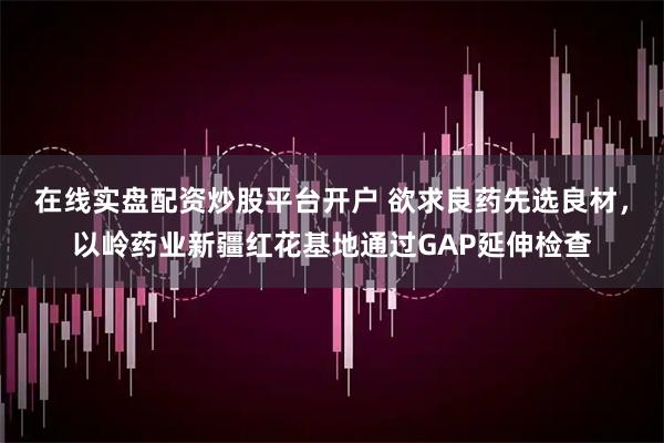 在线实盘配资炒股平台开户 欲求良药先选良材，以岭药业新疆红花基地通过GAP延伸检查